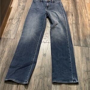 Express Blue Straight Leg Jeans Classic Fit